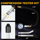 8PCS Petrol Gas Engine Cylinder Compression Tester Kit Nilight