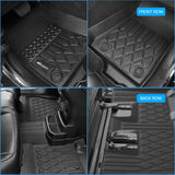 TPE Floor Mats for Jeep Wrangler JK Unlimited 4 Doors 2013-2018 (Not for JL&4XE) Nilight