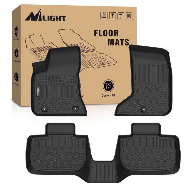 TPE Floor Mats for Dodge Charger AWD Chrysler 300 AWD 2011-2023 Nilight