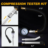 9PCS Petrol Gas Engine Cylinder Compression Tester Kit Nilight