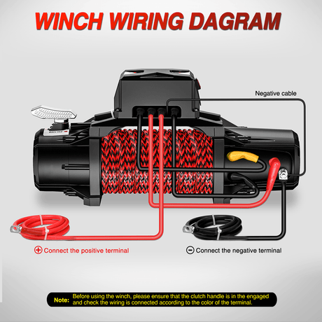 12000 lb ATV/UTV Electric Winch Kit With Synthetic Rope 3-IN-1 Smart Remote Nilight