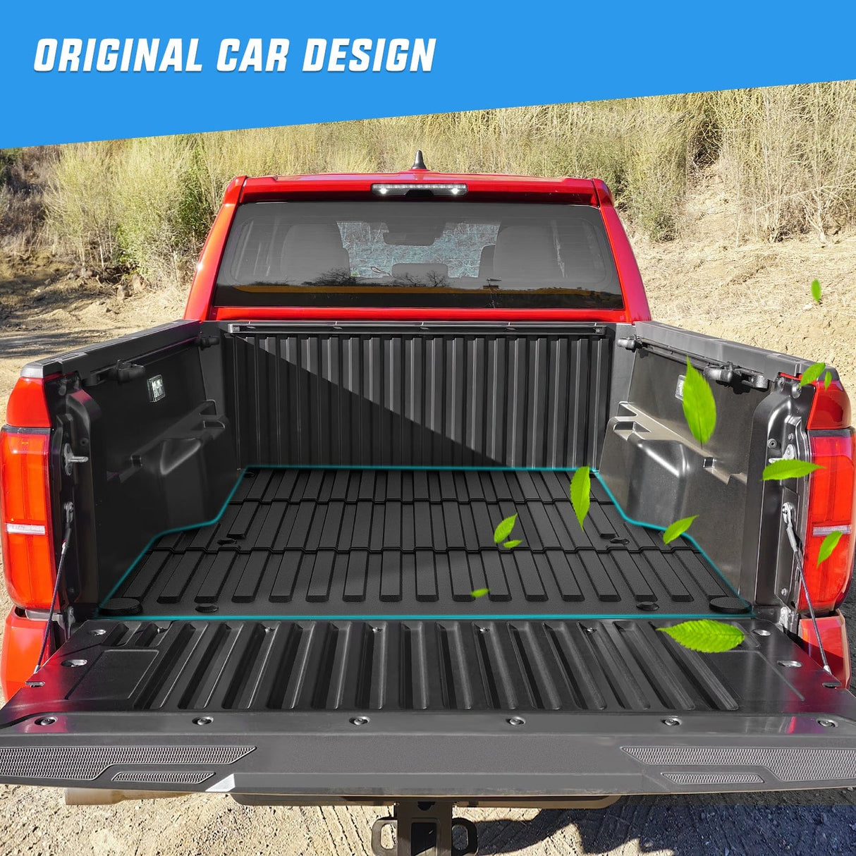 5ft Rubber Short Trunk Bed For 2005-2023 Toyota Tacoma Nilight