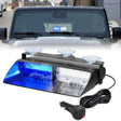 8 Inch 16 Leds Windshield Hazard Blue White Strobe Light Nilight