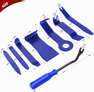 8 Pcs Auto Trim Removal Tool Set Blue Nilight