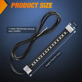 5 Inch 15Leds Red Light Strip 2PCS Nilight