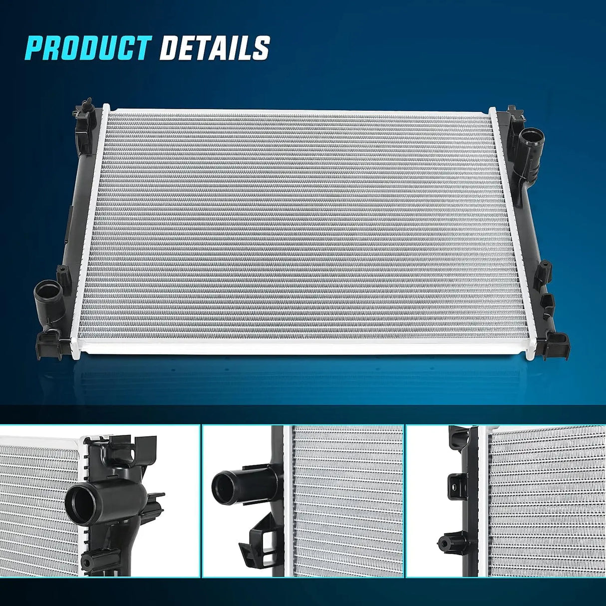 Radiator 2009-2020 Dodge Charger Challenger 2009-2020 Chrysler 300 2.7L 3.5L 3.6L 5.7L 6.1L 6.4L V6 V8 AWD RWD Radiator