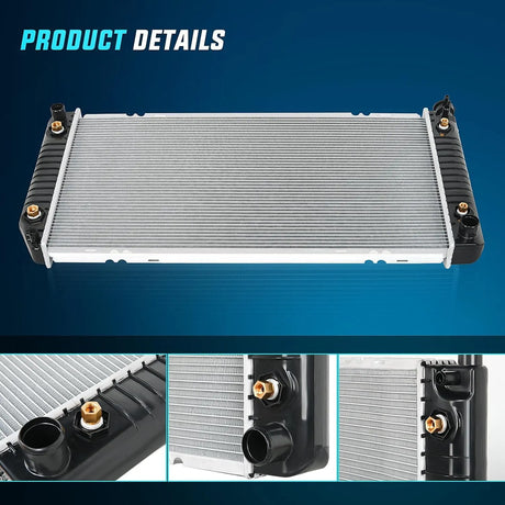 Radiator 1994-2000 GMC YUKON Chevy GMC Suburban Yukon Tahoe Pickup Escalade C1500 C2500 C3500 K1500 K2500 K3500 5.0L 5.7L V8 Radiator