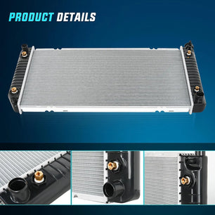 Radiator 1994-2000 GMC YUKON Chevy GMC Suburban Yukon Tahoe Pickup Escalade C1500 C2500 C3500 K1500 K2500 K3500 5.0L 5.7L V8 Radiator