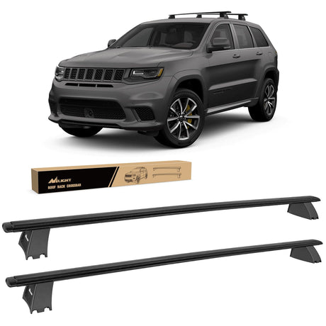 Roof Rack Cross Bars Compatible with 2011-2021 Jeep Grand Cherokee Nilight 