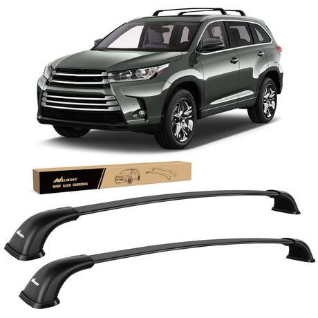 Roof Rack Cross Bars Compatible with 2014-2019 Toyota Highlander XLE Limited SE Nilight