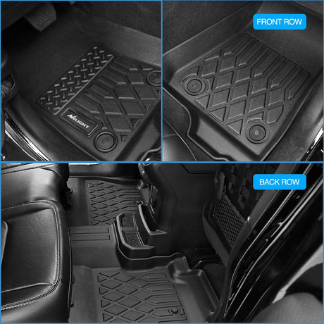 2017-2024 Honda Ridgeline Crew Cab TPE Floor Mats Nilight