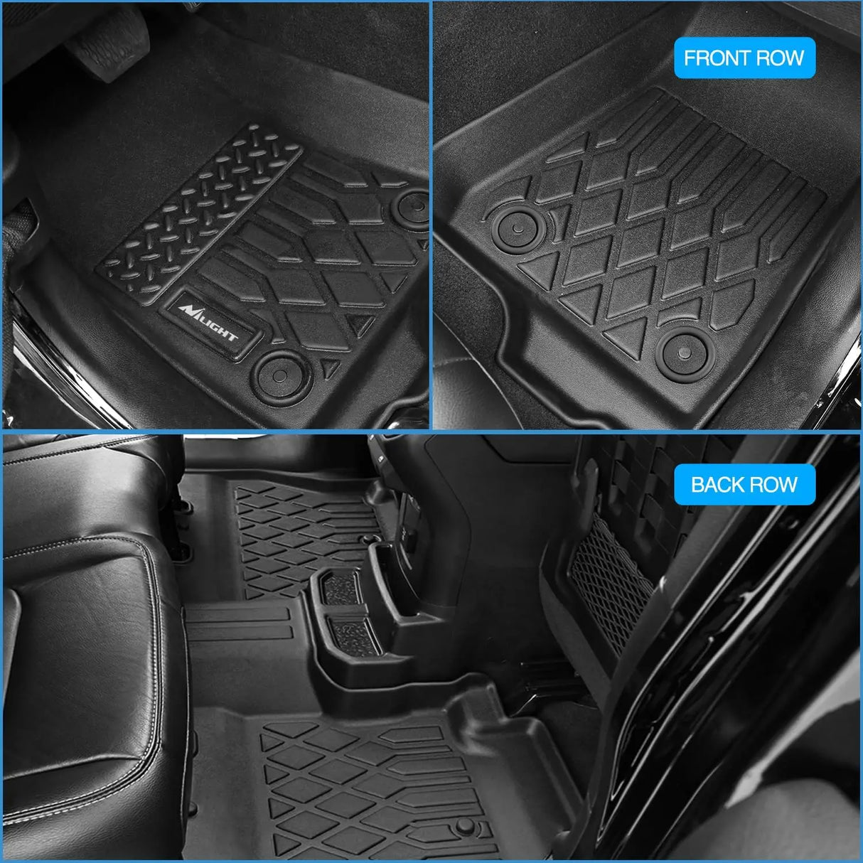 Floor Mat TPE Floor Mats For Jeep Gladiator JT 2020-2023