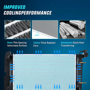 Radiator 2003-2008 Toyota Corolla 2005-2018 Toyota Matrix 2003-2008 Pontiac Vibe 1.8L l4 Radiator