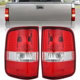 2004-2008 Ford F150 Taillight Assembly Rear Lamp Replacement OE Style Red Housing Driver Passenger Side Nilight