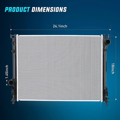 Radiator 2009-2020 Dodge Charger Challenger 2009-2020 Chrysler 300 2.7L 3.5L 3.6L 5.7L 6.1L 6.4L V6 V8 AWD RWD Radiator