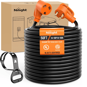 30Amp 50FT RV Extension Cord Nilight