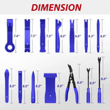 88 Pcs Trim Removal Tool Kit Blue Nilight