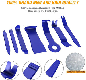 retainer clips 8Pcs Auto Trim Removal Tool Kit Blue