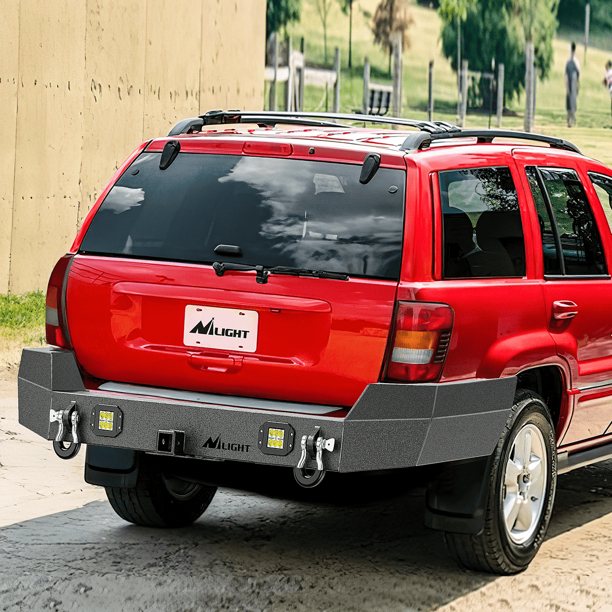 Rear Bumper for 1999-2004 Jeep Grand Cherokee WJ Nilight