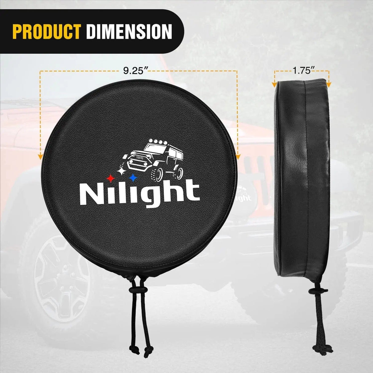 9 Inch Round Offroad Driving Pod Light Cover Type B Nilight