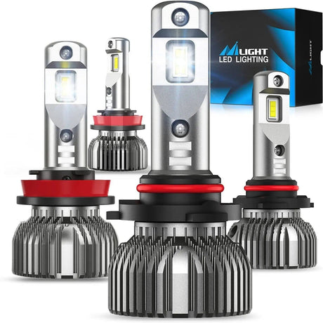 LED Headlight 9005 H11 LED Headlight Bulbs E30 Series 140W 28000LM 6500K IP67 | 4 BULBS