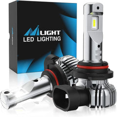 9006 Xenon LED Fog Light Bulbs EF2 Series DRL 60W 6000K | 2 BULBS