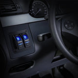 Rocker Switches On Off 5PIN SPST LED Light Switches with Blue Backlit 12V/24V