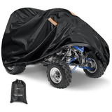 ATV Cover Waterproof 420D Heavy Duty Ripstop Material Black Protects 4 Wheeler from Snow Rain All Season All Weather UV Protection Fits up to 82 Inch Nilight