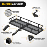 60 x 20x 7.87 Inch Hitch Cargo Carrier Nilight