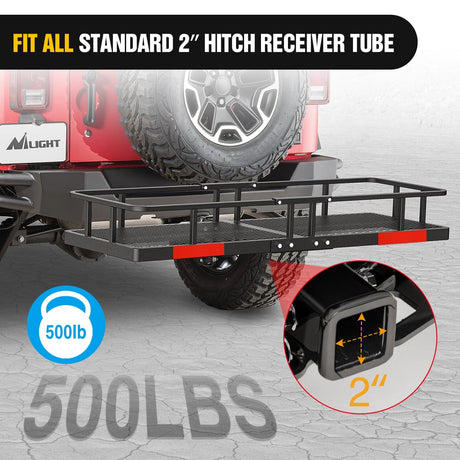 60 x 20x 7.87 Inch Hitch Cargo Carrier Nilight