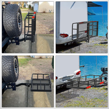 60 x 20x 7.87 Inch Hitch Cargo Carrier Nilight