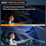 32LED Blue Emergency Dash Strobe Lights with Controller Suction Cups Nilight