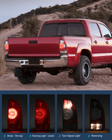 2005-2015 Toyota Tacoma Tail light Assembly Rear Lamp Replacement LED Lens Passenger Side Nilight