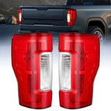 Taillight Assembly Compatible with 2017-2019 Ford F250 F350 Super Duty Rear Lamp Replacement OE Style Driver Side and Passenger Side Red Lens Nilight