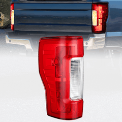 Taillight Assembly Compatible with 2017-2019 Ford F250 F350 Super Duty Rear Lamp Replacement OE Style Driver Side Red Lens