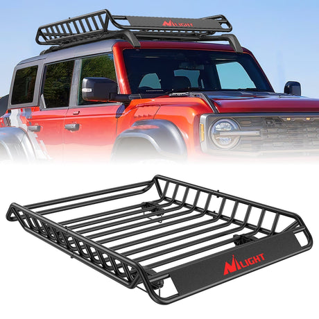 51 x 36 x 5in Universal Roof Rack Cargo Basket Nilight