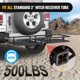 53Inch Hitch Cargo Carrier Fits 2-inch Hitch Receiver Nilight