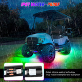 4Pcs Golf Cart Underglow Light Kit for EZGO Yamaha Club Car Nilight