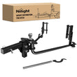 Nilight 800 lbs Round Bar Weight Distributing Hitches Kit with Sway Control