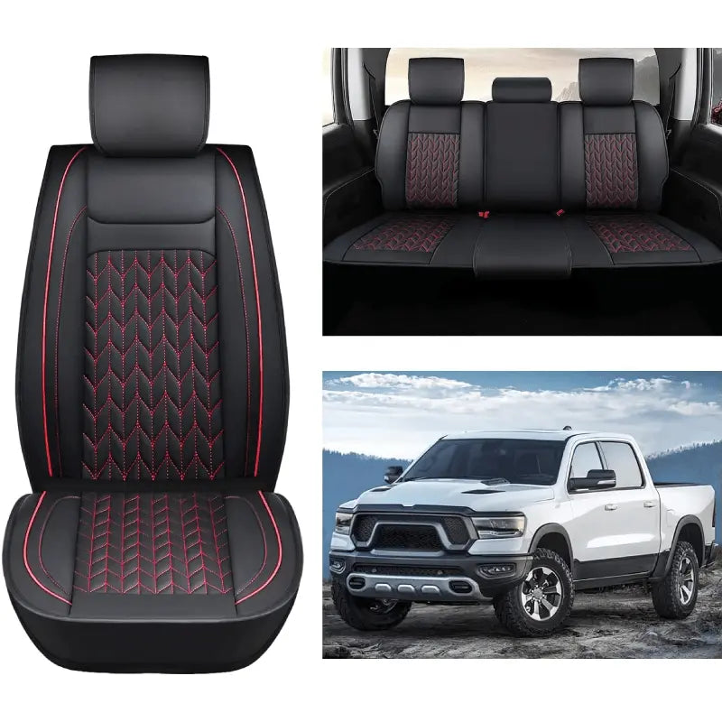 2009-2024 Dodge Ram 1500 2010-2024 Ram 2500 3500 Crew Cab Mega Cab Seat Covers Nilight