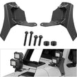 Dual A-Pillar Windshield Hinge Mounts For 2018-2024 Jeep Wrangler JL 2020-2024 Gladiator JT Nilight