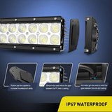 LED Light Bar 32" 180W Double Row Curved Spot/Flood LED Light Bar