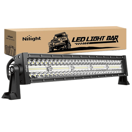 LED Light Bar 22" 480W Triple Row Spot/Flood LED Light Bar