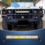 LED Light Bar 22" 480W Triple Row Spot/Flood LED Light Bar