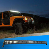 LED Light Bar 50" 288W Double Row Black Curved Spot/Flood LED Light Bar