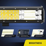 LED Light Bar 26" 297W 29700LM Triple Row Spot/Flood LED Light Bar