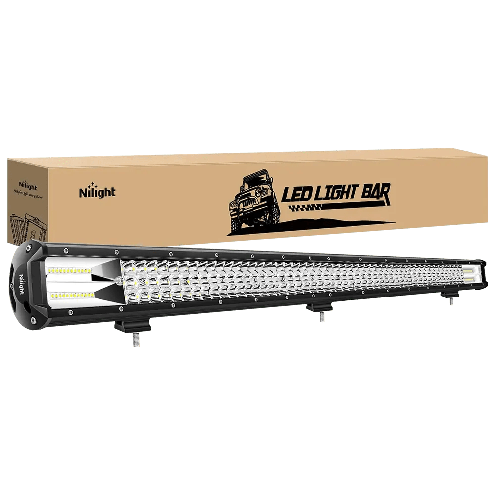 LED Light Bar 37" 468W 46800LM Triple Row Spot/Flood LED Light Bar