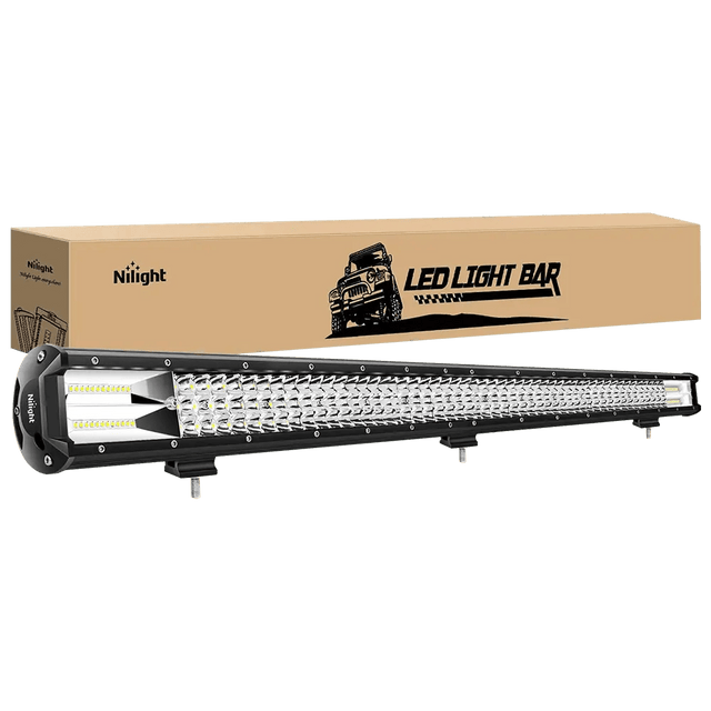 LED Light Bar 37" 468W 46800LM Triple Row Spot/Flood LED Light Bar