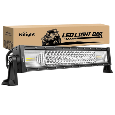 LED Light Bar 22" 270W 27000LM Triple Row Spot/Flood LED Light Bar