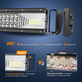 LED Light Bar 22" 270W 27000LM Triple Row Spot/Flood LED Light Bar